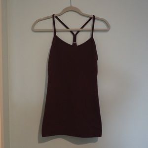 Lululemon - maroon power y tank